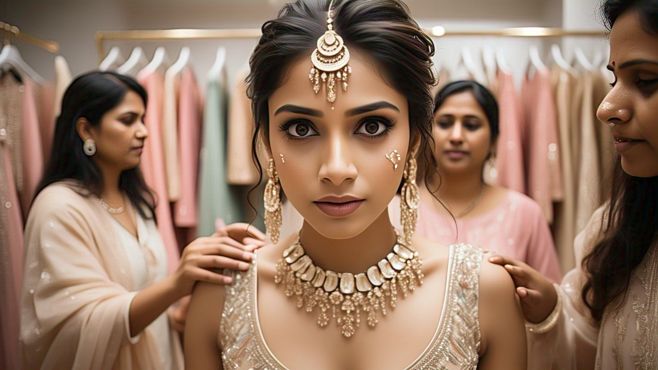 Bride eliminating wedding planning chaos by choosing Vibe-Guru from ShaadiVibe.